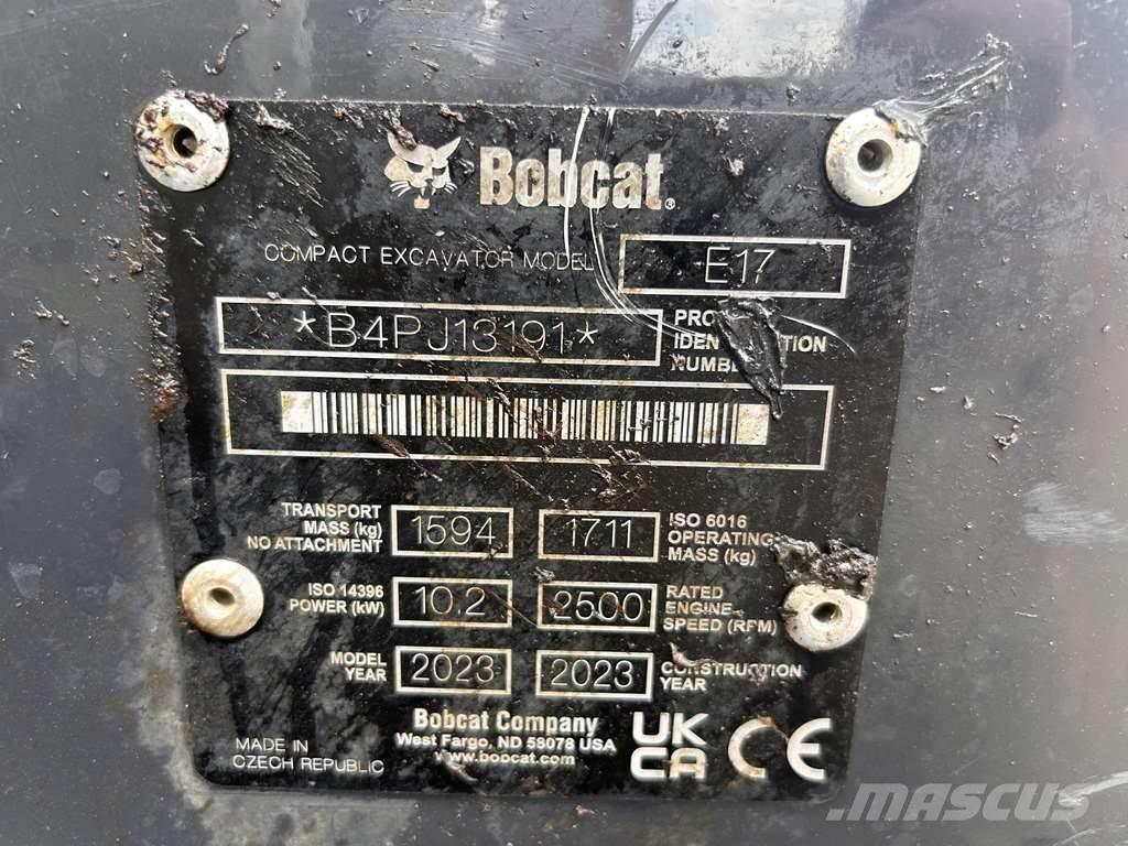 Bobcat E17 Мини-экскаваторы