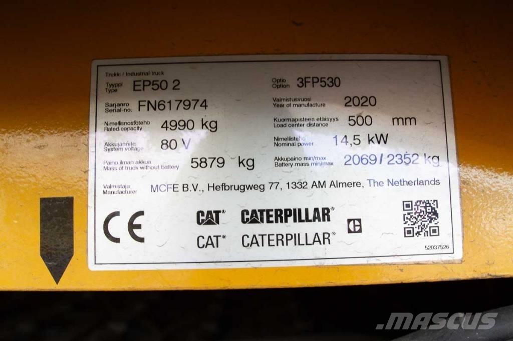 CAT EP 50 Электропогрузчики