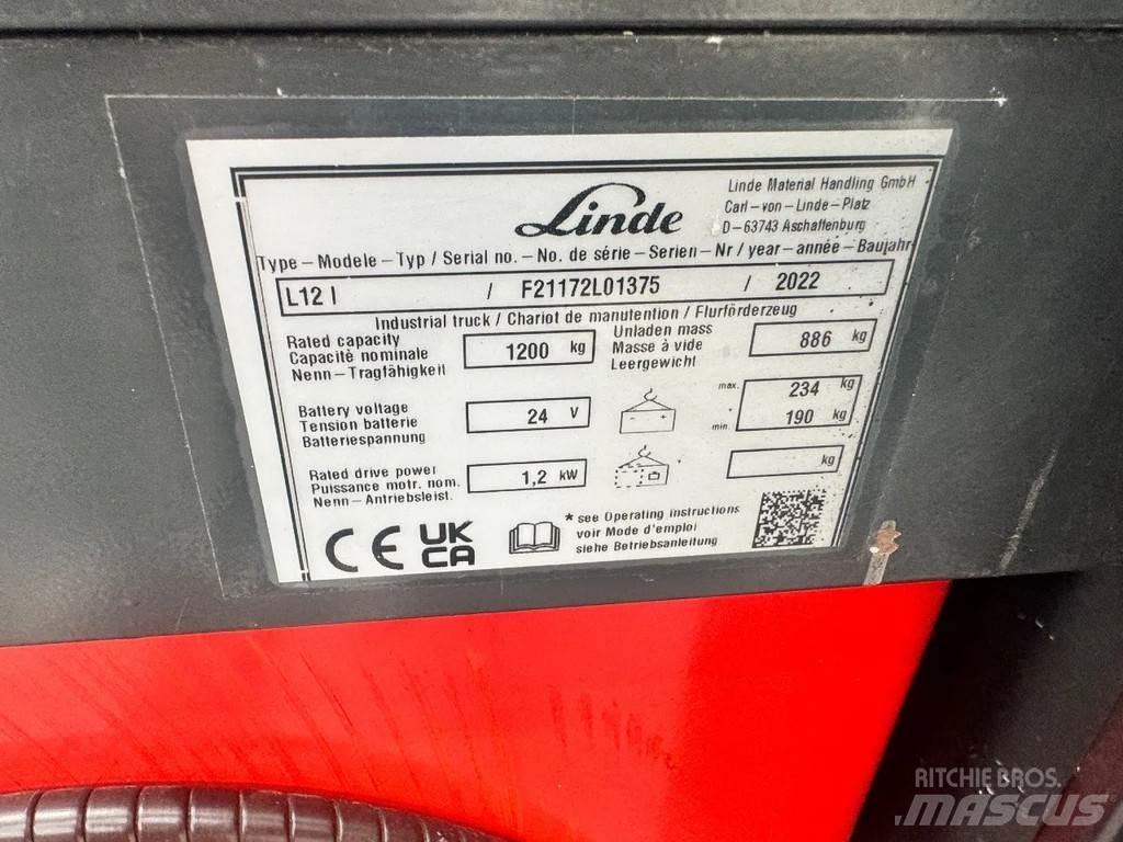 Linde L 12 l Ручные штабелёры с электроподъёмом