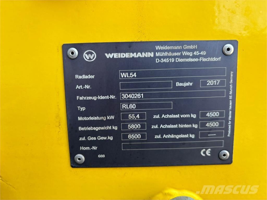 Wacker WL 54 Фронтальные погрузчики