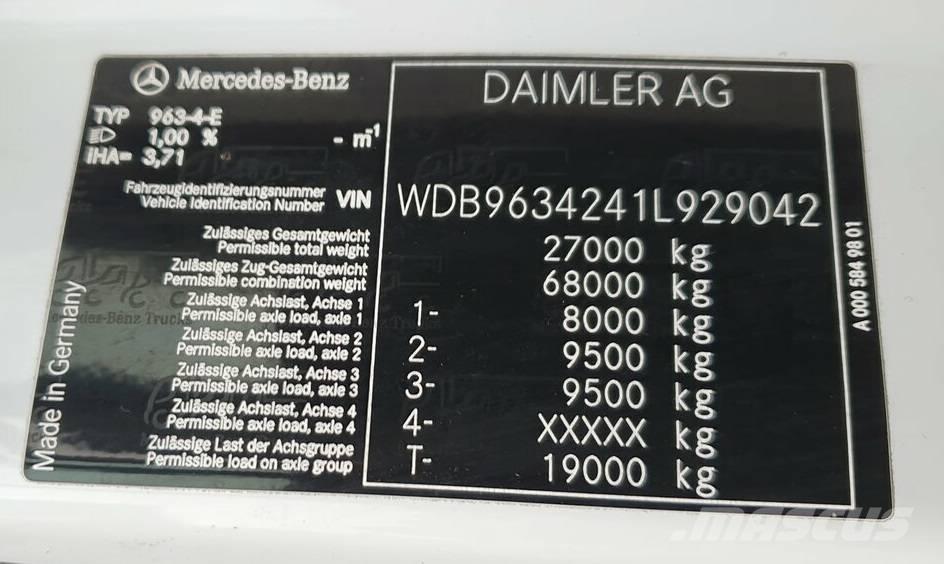 Mercedes-Benz Actros Седельные тягачи