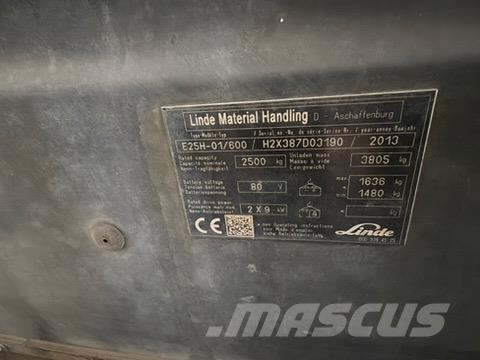 Linde E25H-01/600 Электропогрузчики