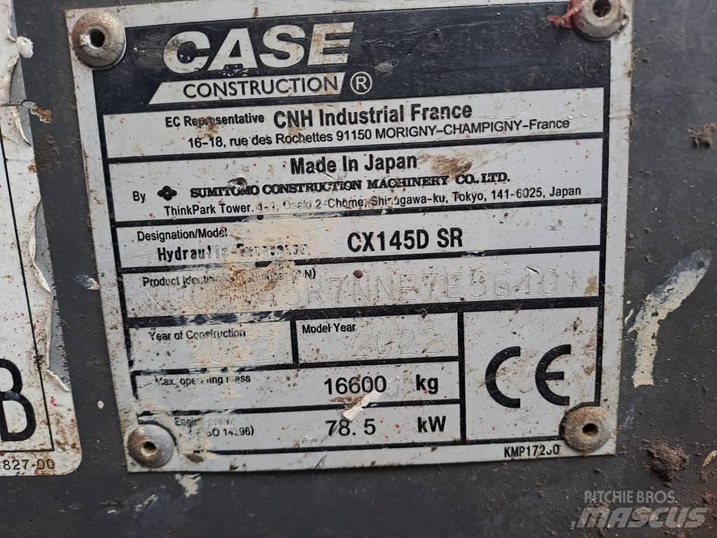 CASE CX145D SR Гусеничные экскаваторы