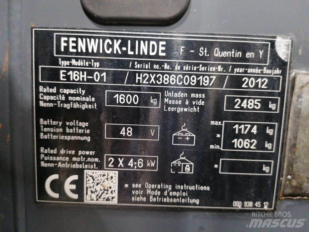 Linde E16H-01 Электропогрузчики
