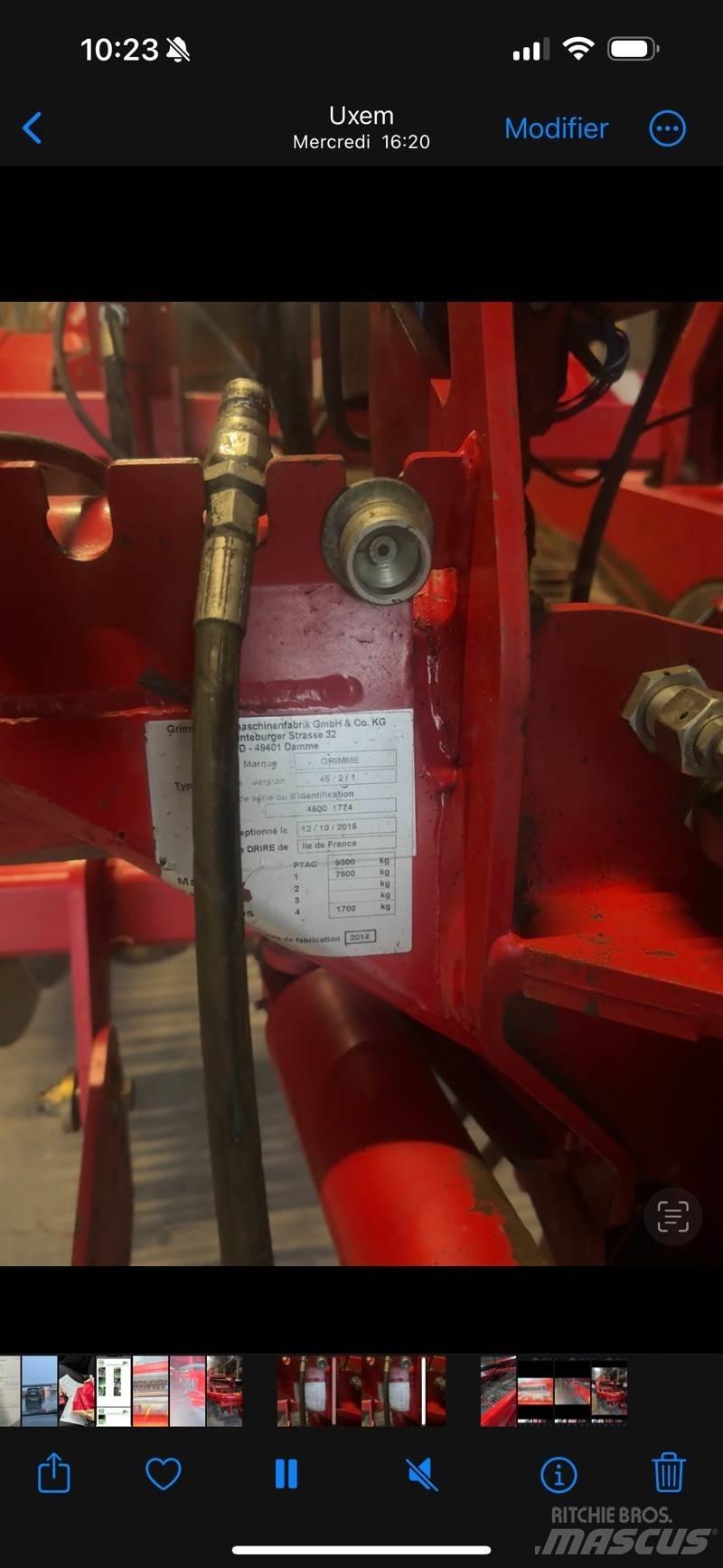 Grimme gt170 Комбайны для уборки лука