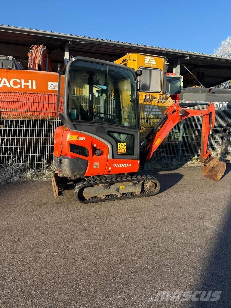 Kubota KX 018-4 Мини-экскаваторы