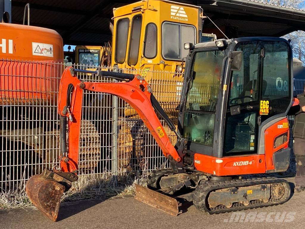 Kubota KX 018-4 Мини-экскаваторы