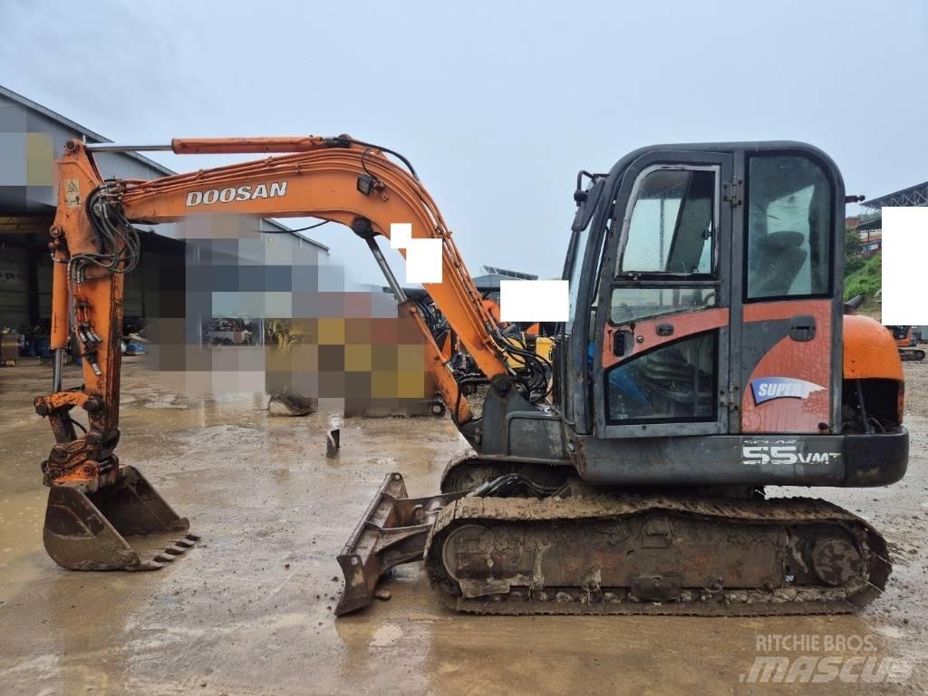 Doosan Solar 55 V Мини-экскаваторы