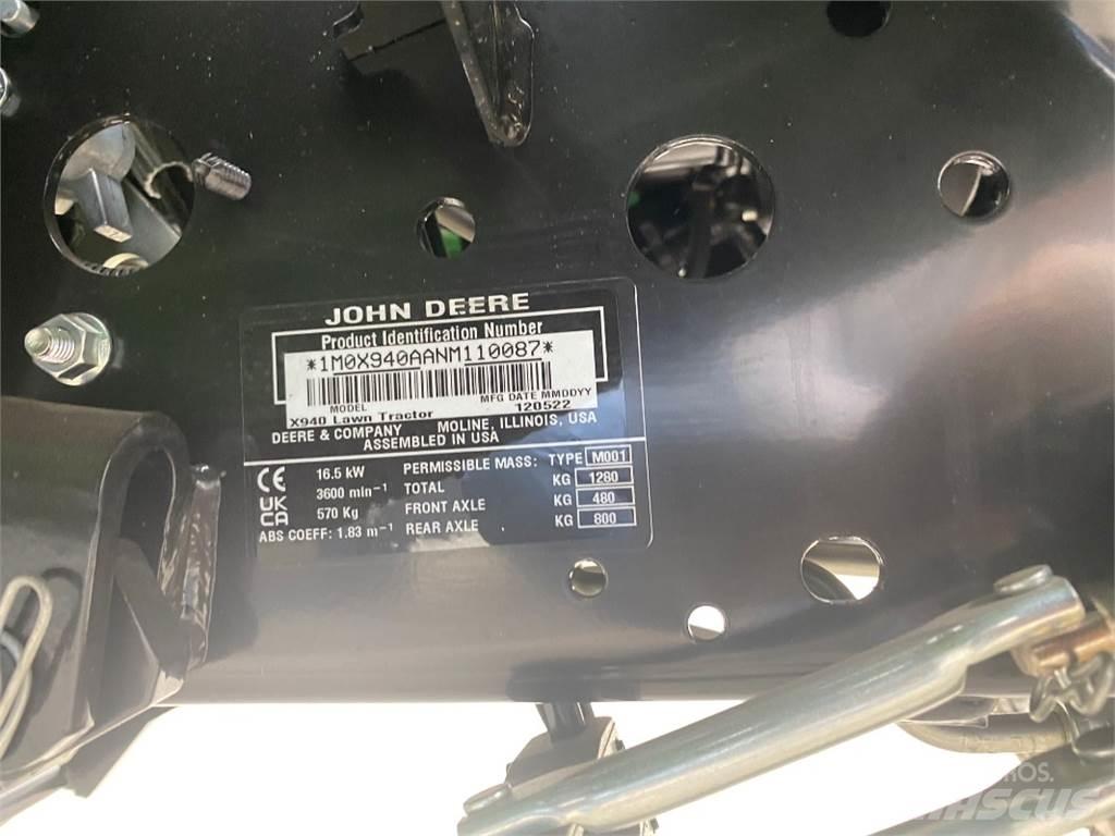 John Deere X940 Роторные косилки