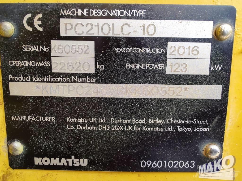 Komatsu PC 210 Гусеничные экскаваторы