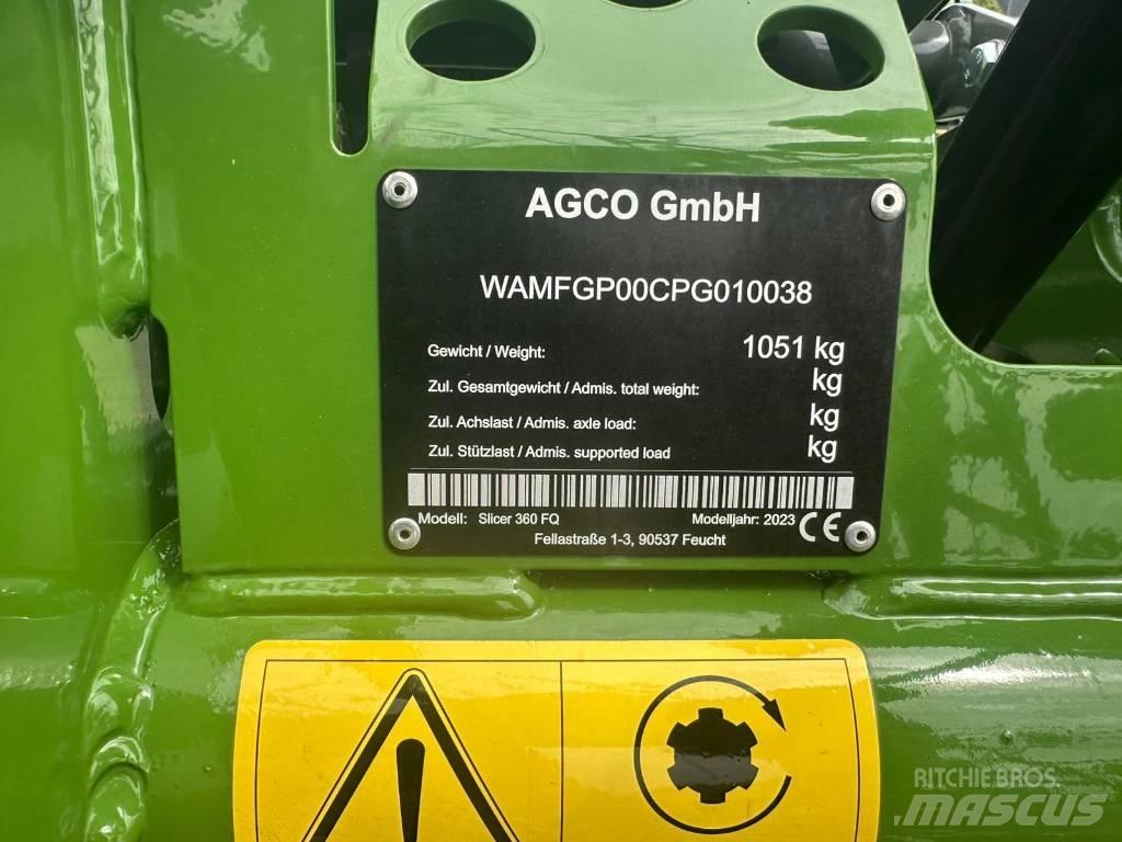 Fendt Slicer 360 FQ Роторные косилки