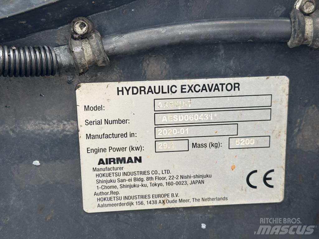Airman AX 55 Мини-экскаваторы