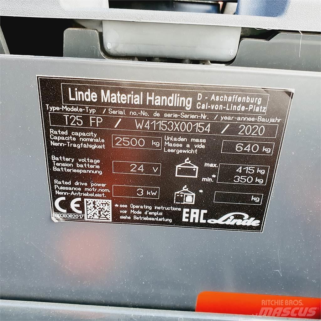 Linde T25FP Ручные электрические тележки
