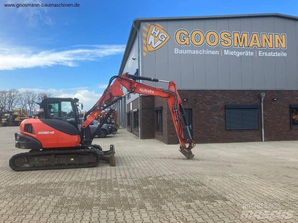 Kubota KX080-4a Малые экскаваторы 7т-12т