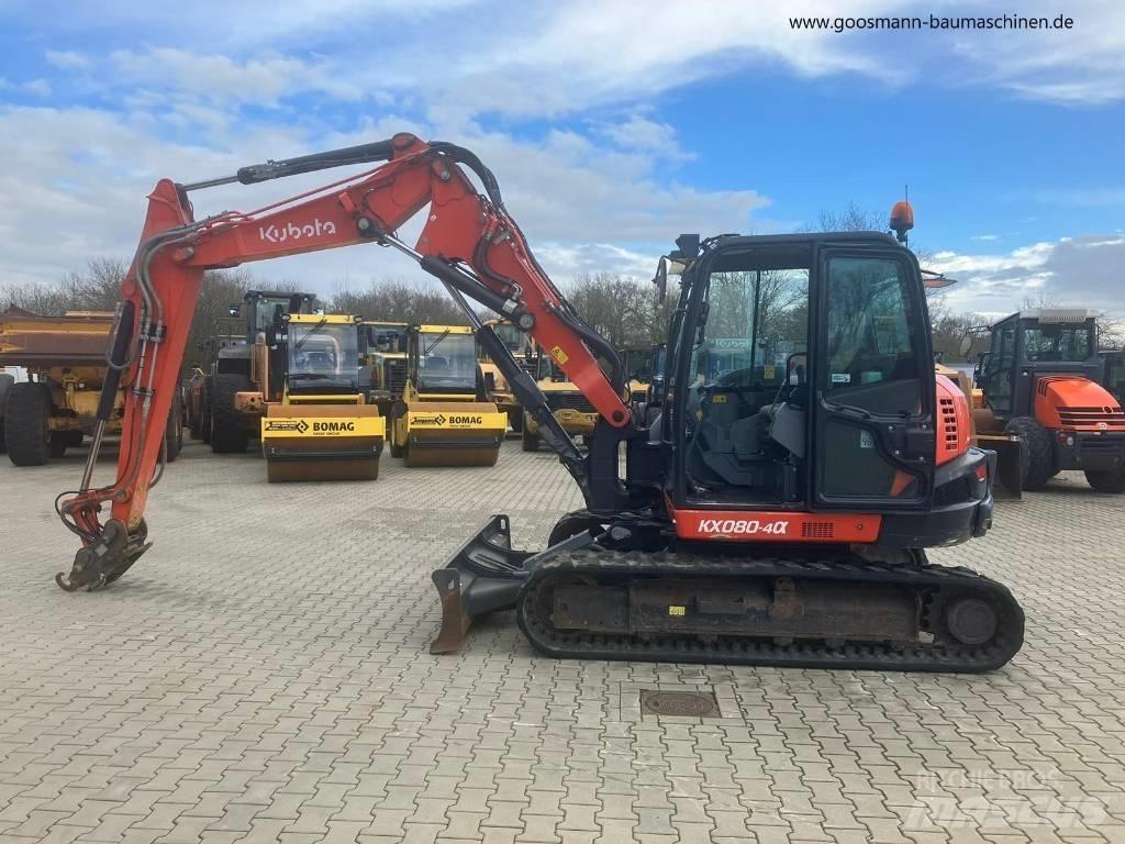 Kubota KX080-4a Малые экскаваторы 7т-12т