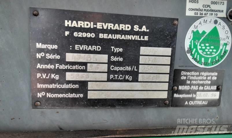 Evrard Alpha 2500 Самоходные опрыскиватели