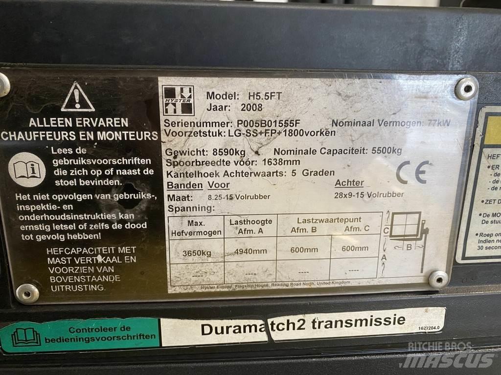 Hyster H5.5FT Газовые погрузчики