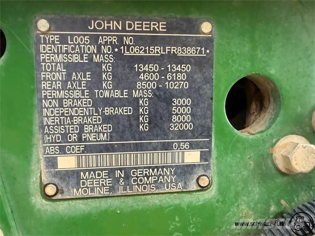 John Deere 6215R Трактора