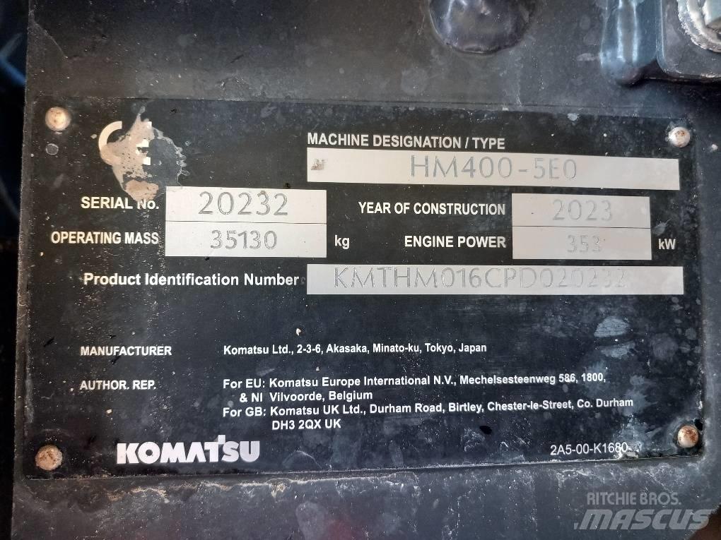 Komatsu HM400-5E0 Шарнирно-сочленённые самосвалы
