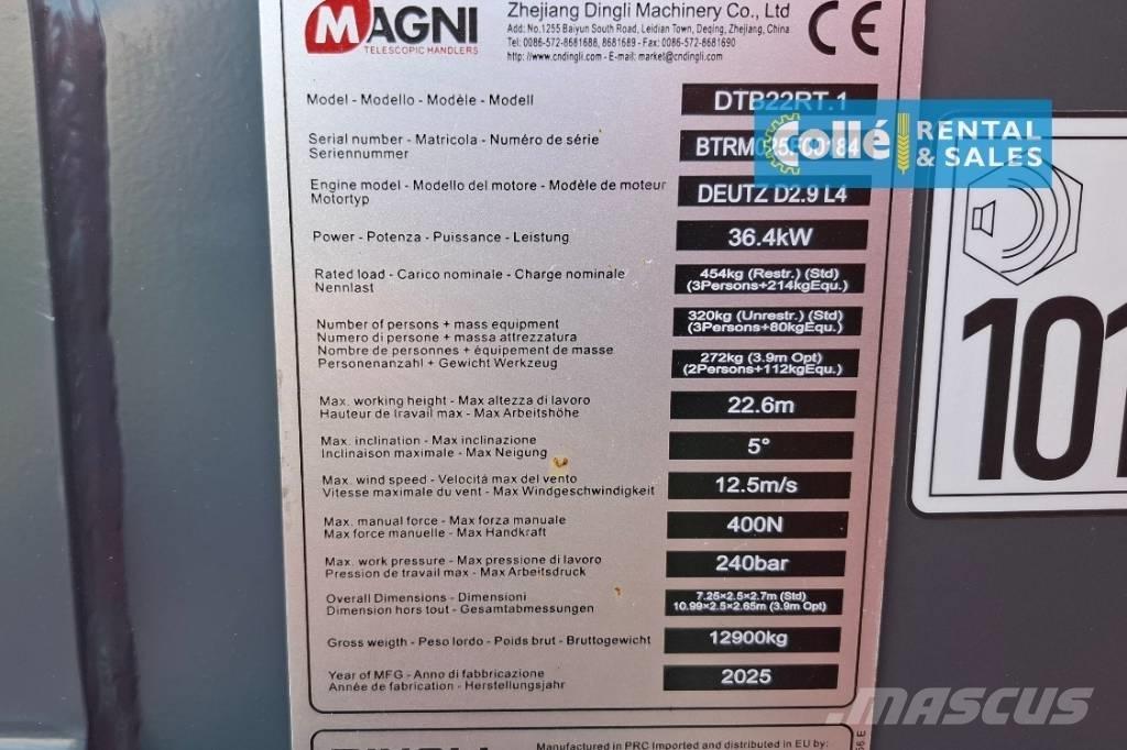 Magni DTB 22 RT | 2025 Телескопические подъемники