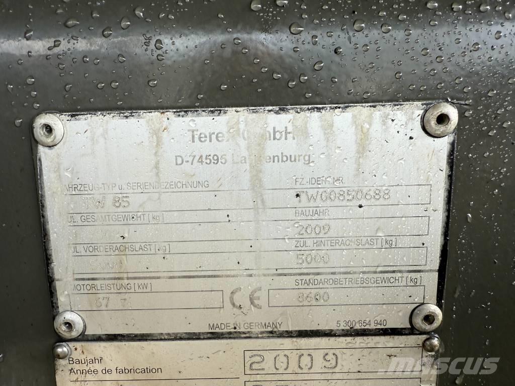 Terex TW 85 Колёсные экскаваторы