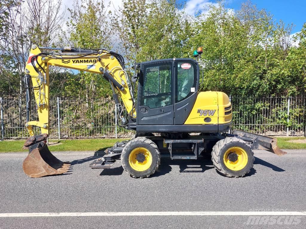 Yanmar B95W Колёсные экскаваторы