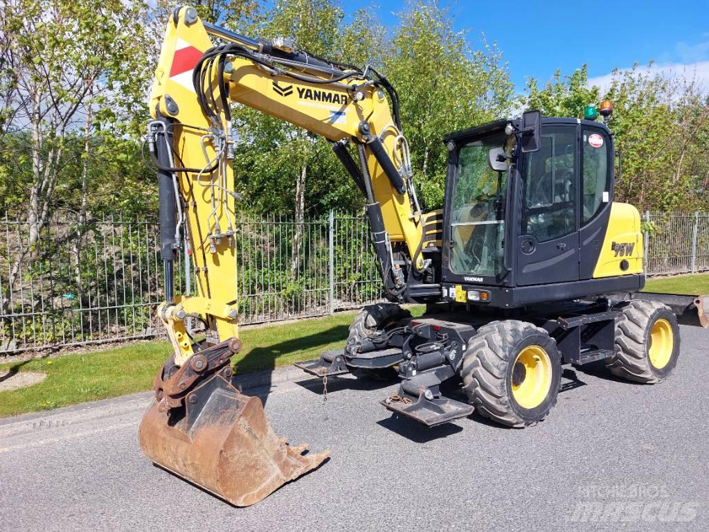 Yanmar B95W Колёсные экскаваторы