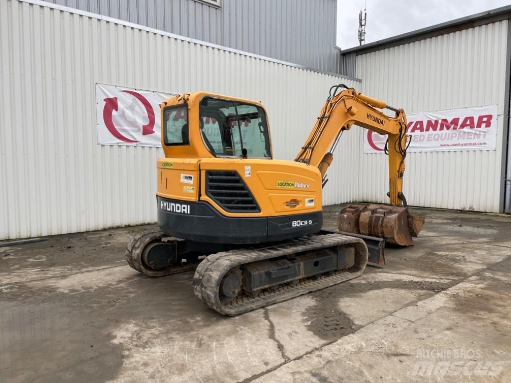 Hyundai R80CR-9 Малые экскаваторы 7т-12т