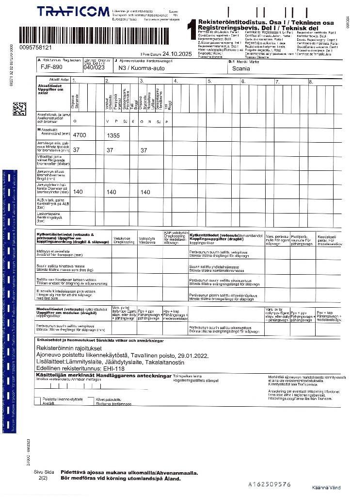 Scania R 500 Грузовики-Фургоны