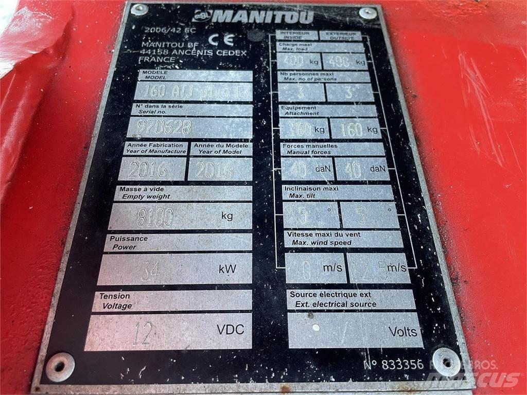 Manitou 160ATJ+ RC Коленчатые подъемники