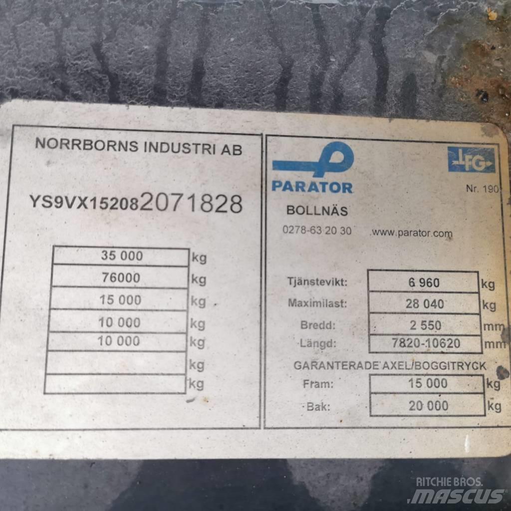 Parator VX 15-20 Прицепы-фургоны