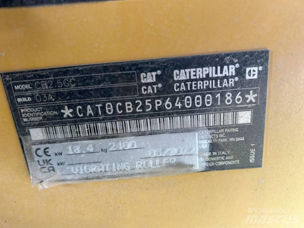 CAT CB 2.5GC Катки тротуарные