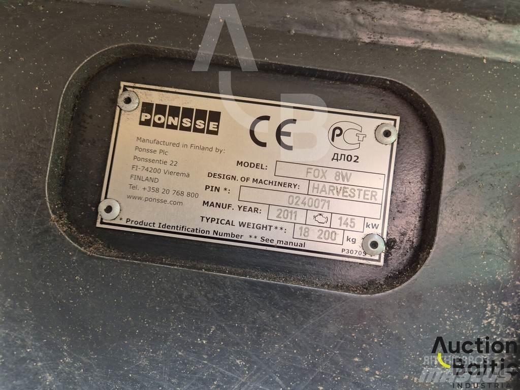 Ponsse Fox 8W Харвестеры