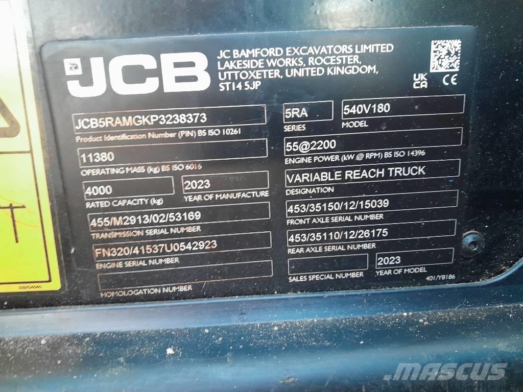 JCB 540.180 Телескопические погрузчики