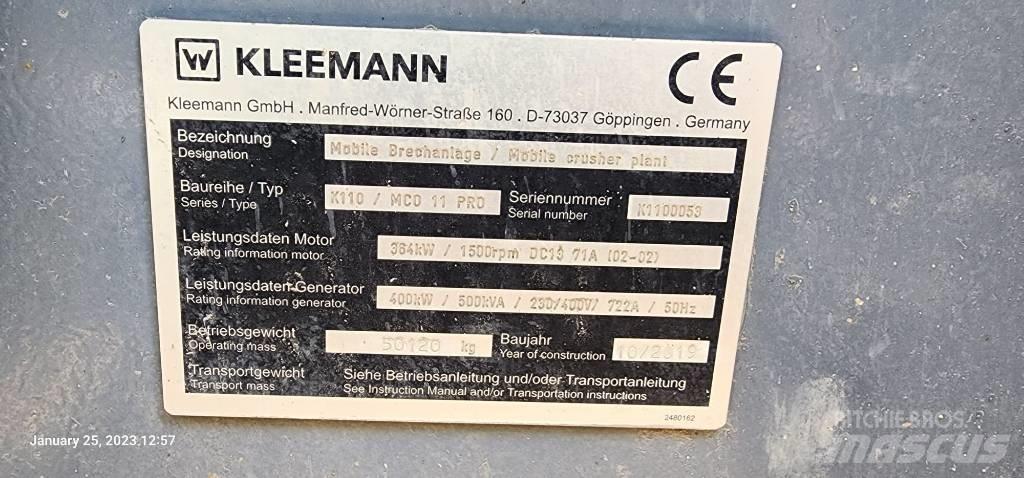 Kleemann MCO 11 PRO Дробилки