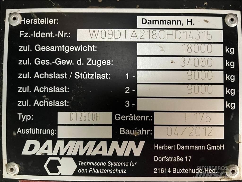 Dammann DT2500H Прицепные опрыскиватели