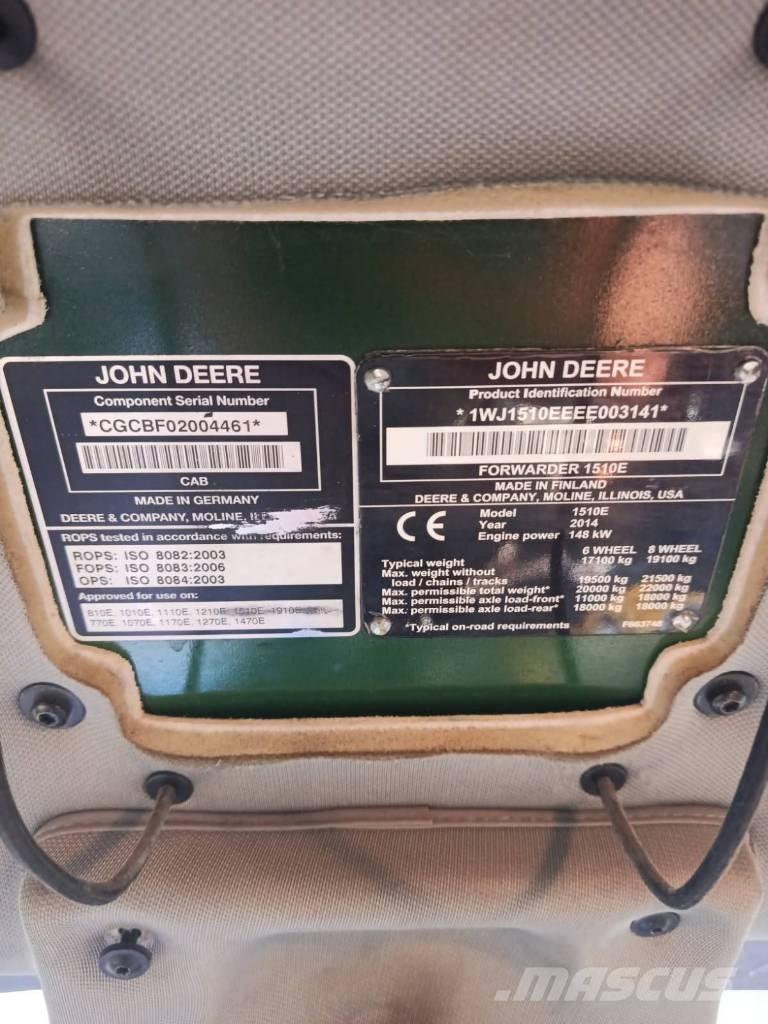 John Deere 1510 IT4 Форвардеры