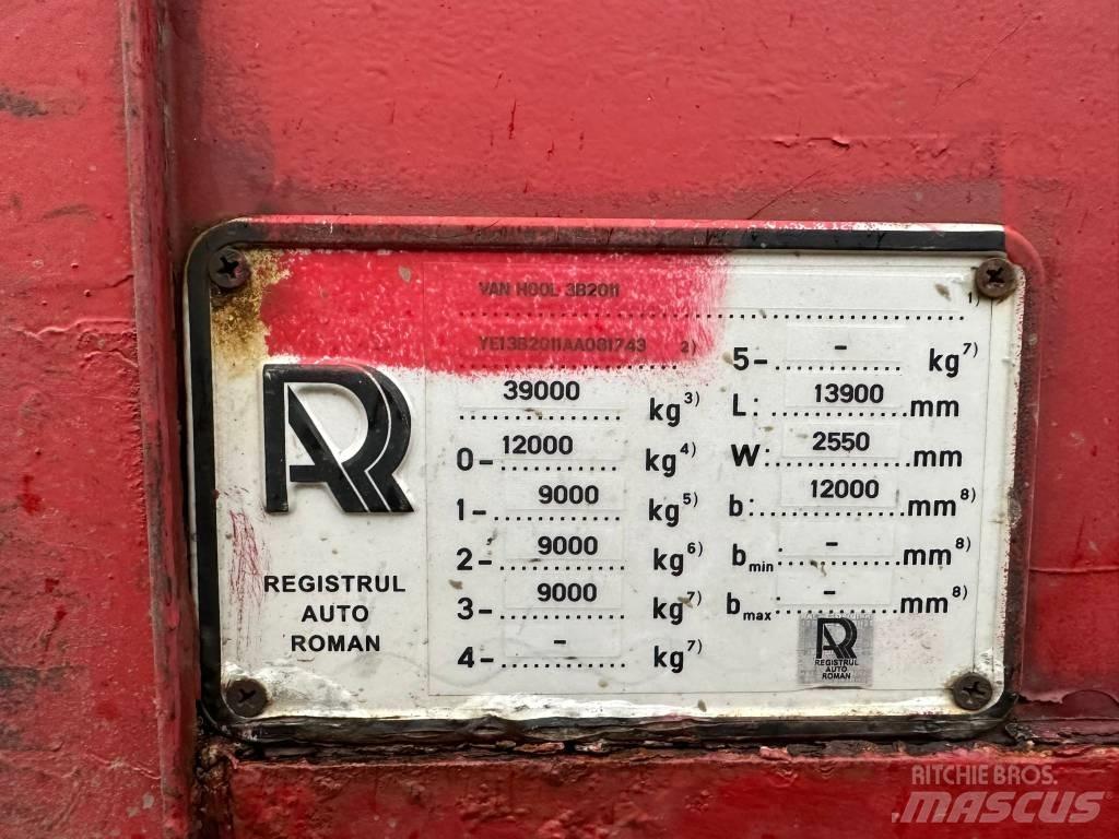 Van Hool 3 Axle Низкорамные полуприцепы