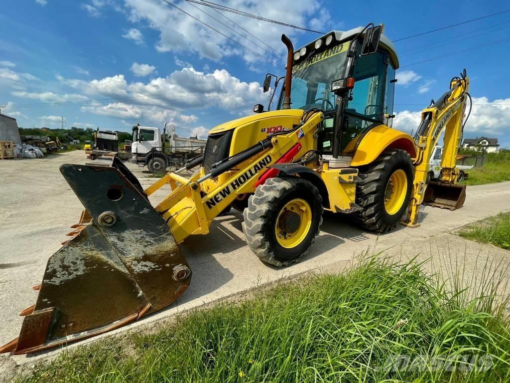 New Holland B 100 C Экскаваторы-погрузчики