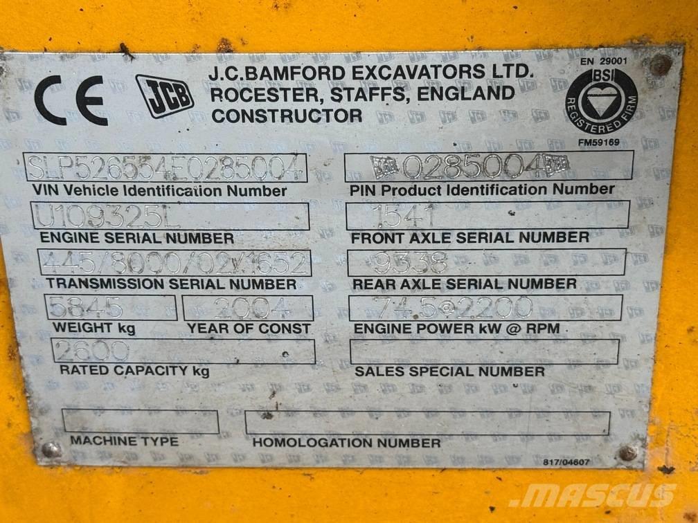 JCB 526 S Телескопические погрузчики