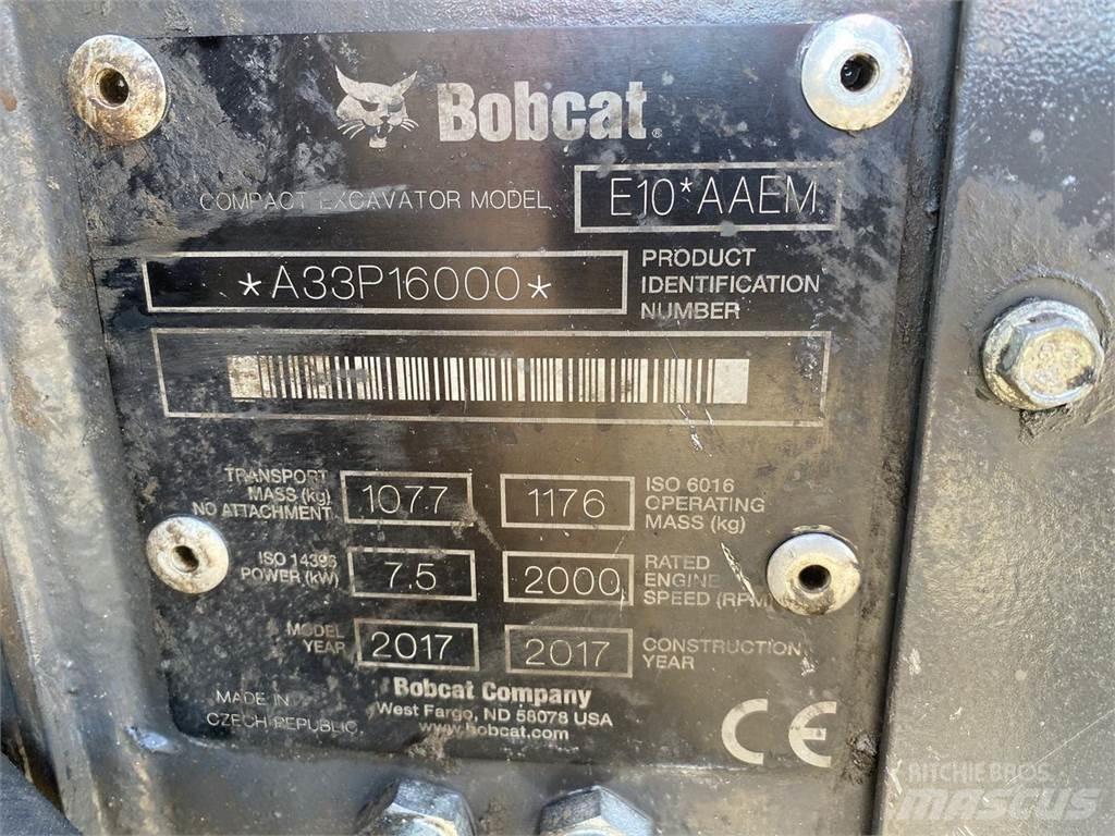 Bobcat E10 Колёсные экскаваторы