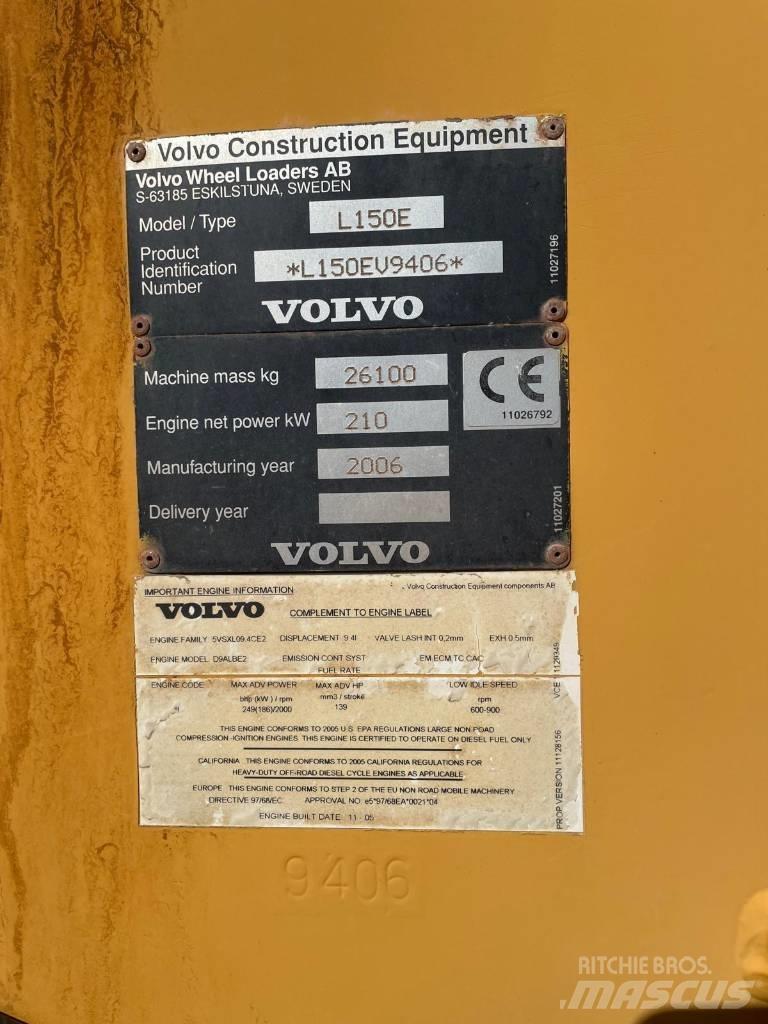 Volvo L150E Малые погрузчики