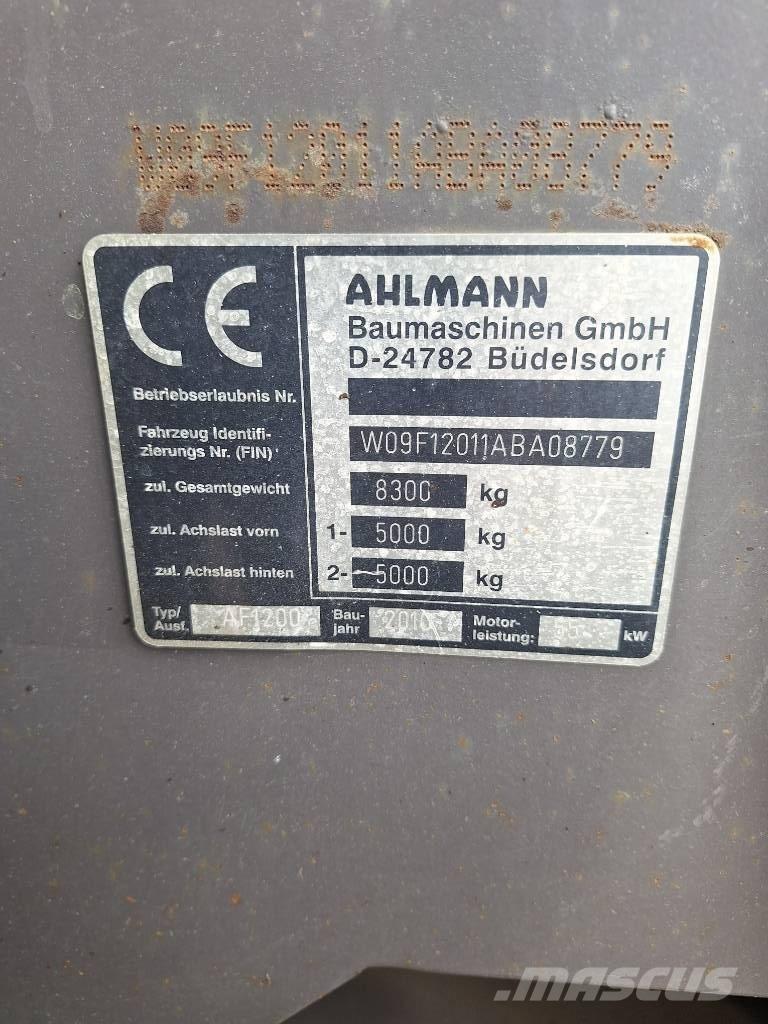 Ahlmann AF 1200 Фронтальные погрузчики
