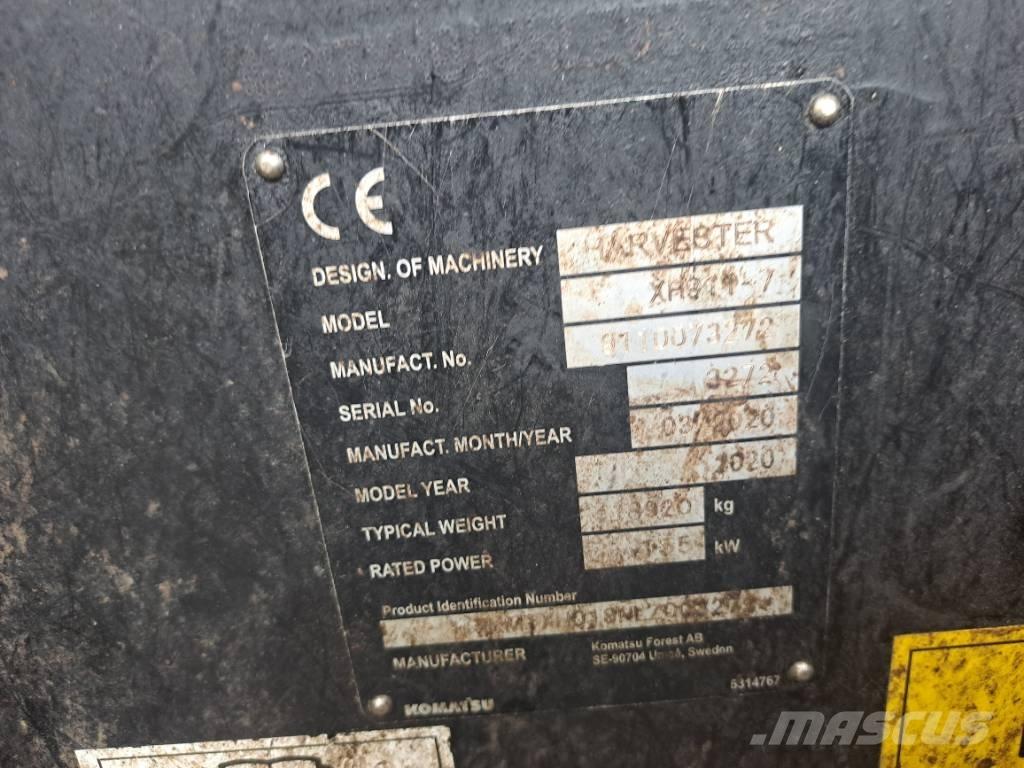 Komatsu 911 Харвестеры