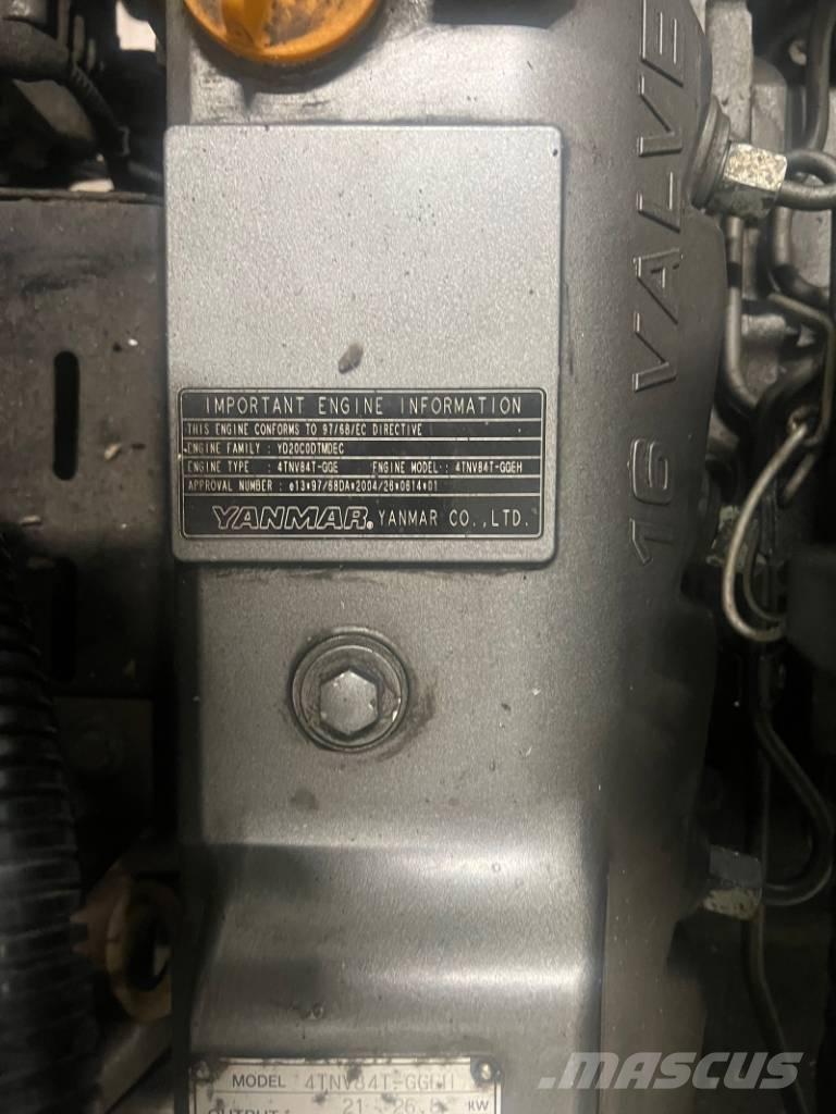 Yanmar 4TNV84T-GGEH Мини-экскаваторы