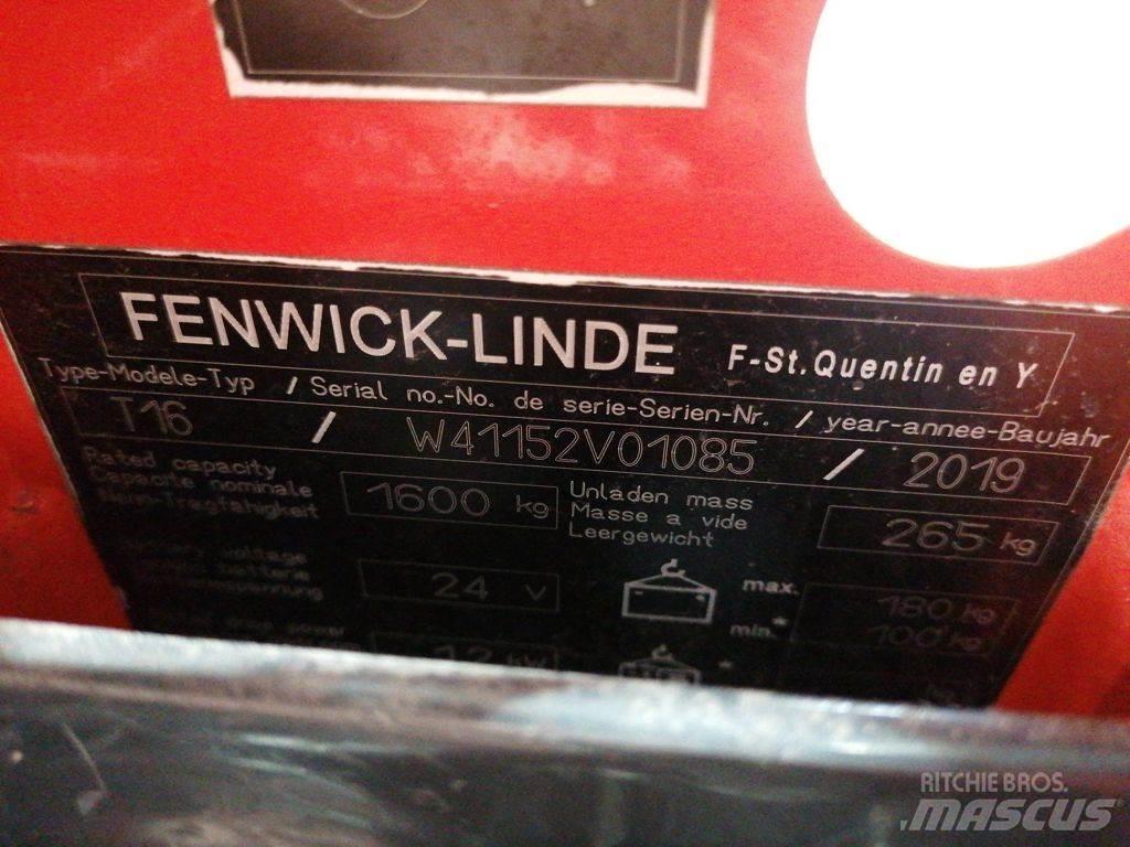 Linde T16 Ручные электрические тележки