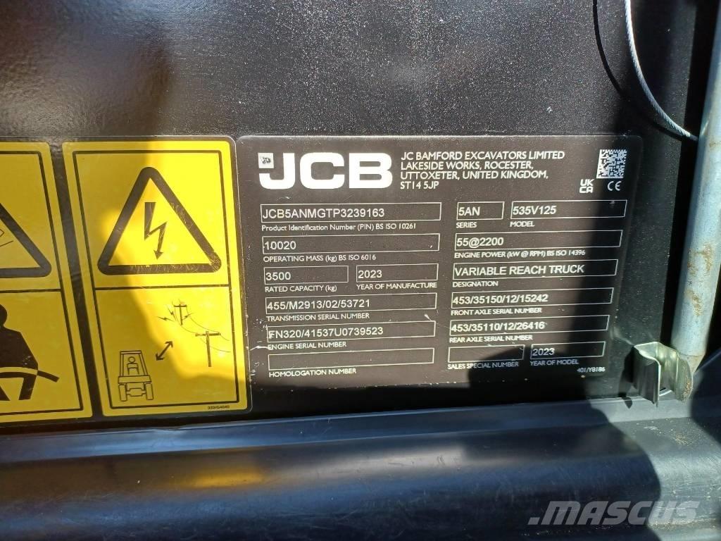 JCB 535-125 Телескопические погрузчики