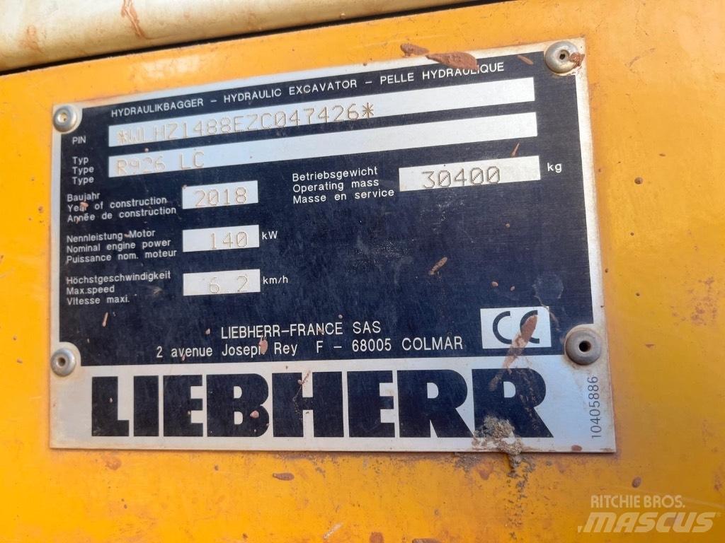 Liebherr R 926 LC Гусеничные экскаваторы