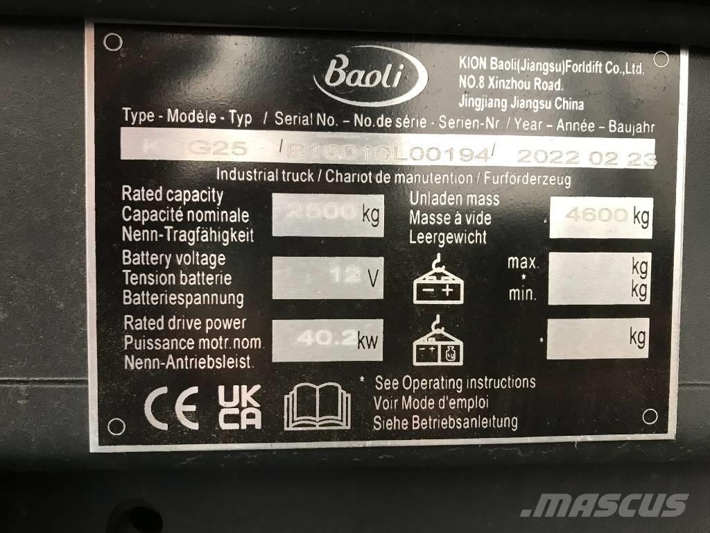 Baoli KBG 25 Газовые погрузчики