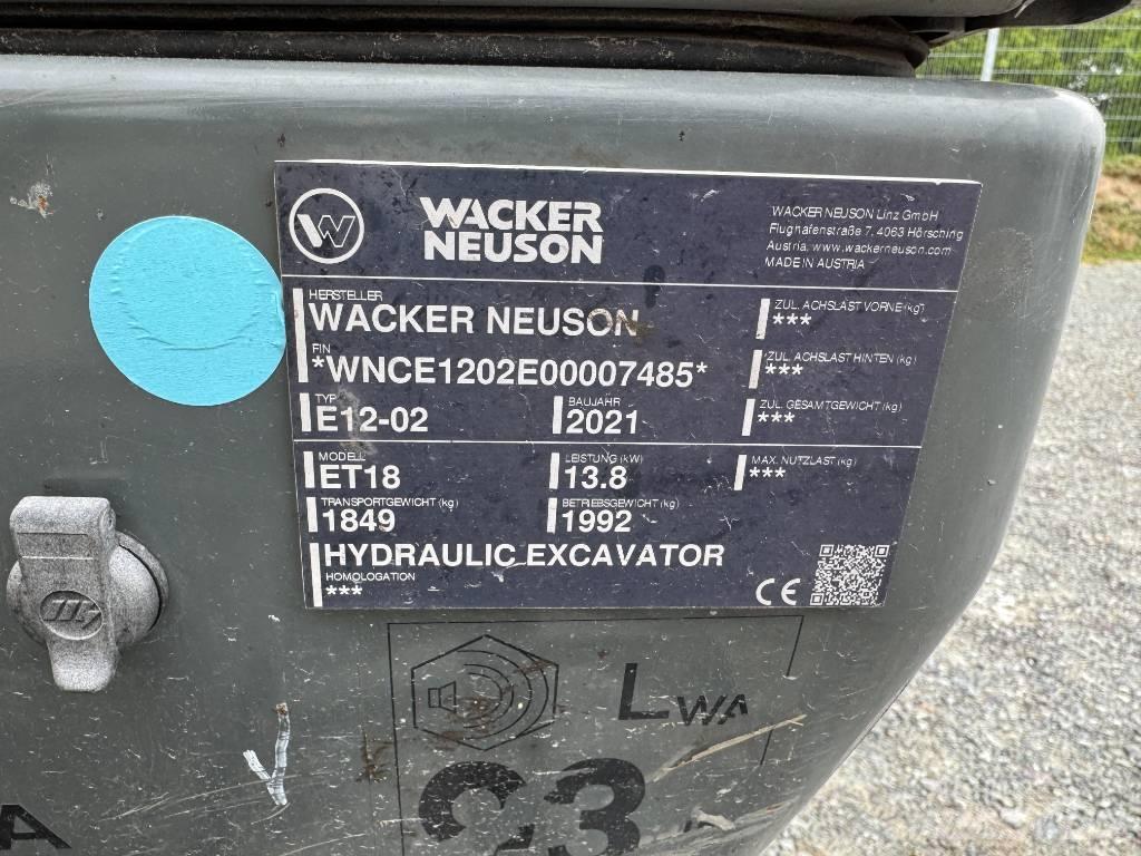 Wacker Neuson ET18 Гусеничные экскаваторы